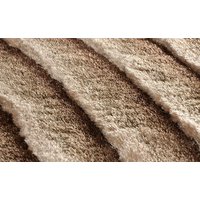 Kusový koberec Shaggy MAX lana - hnědý - vzor 2