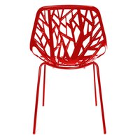 Designová židle Orlando - červená