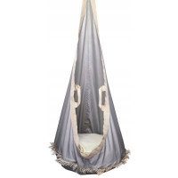 Závěsný vak LILI - ecru/šedý