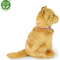 Rappa Plyšová kočka hnědá 25 cm ECO-FRIENDLY