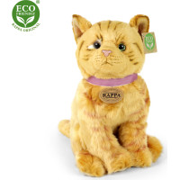 Rappa Plyšová kočka hnědá 25 cm ECO-FRIENDLY