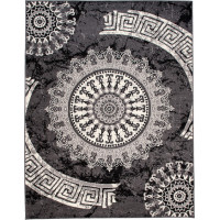 Kusový koberec TAPIS Rosette - tmavě šedý, 250x300 cm