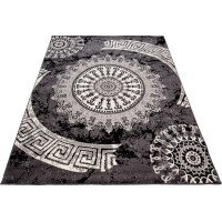 Kusový koberec TAPIS Rosette - tmavě šedý, 250x300 cm