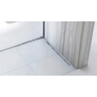 Spádová lišta do sprchového koutu - 120 cm - inox