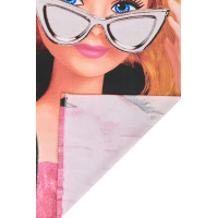 Dětská rychleschnoucí osuška BARBIE 70x140 cm
