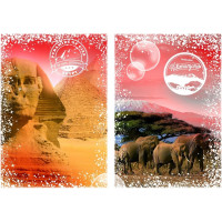GRAFIKA Puzzle Cesta kolem světa: Egypt a Kenya 1000 dílků