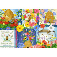 BLUEBIRD Puzzle Včelky a včelí úly 1000 dílků