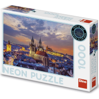 DINO Svítící puzzle Pohled na Hradčany 1000 dílků