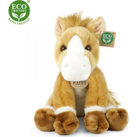 Rappa Plyšový kůň sedící 30 cm ECO-FRIENDLY