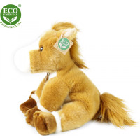 Rappa Plyšový kůň sedící 30 cm ECO-FRIENDLY