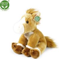 Rappa Plyšový kůň sedící 30 cm ECO-FRIENDLY