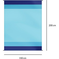 Voděodolná plážová podložka BREEZE 150x200 cm