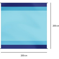 Voděodolná plážová podložka BREEZE 200x200 cm