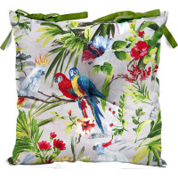 Podsedák SILLA 40x40 cm - Loros Rojo