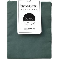 Bavlněný povlak na polštář FASHION 50x60 cm - tmavě zelený