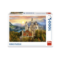 Dino Puzzle Malovaný Neuswanstein 1000 dílků