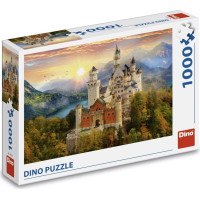 Dino Puzzle Malovaný Neuswanstein 1000 dílků
