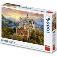 Dino Puzzle Malovaný Neuswanstein 1000 dílků