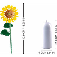 Sluban Flowers M38-B1101-10 Slunečnice ve váze