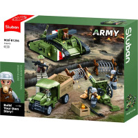 Sluban Army M38-B1296 Tank WWII Mark Vs