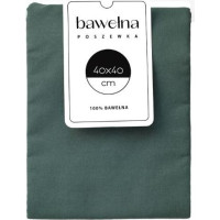 Bavlněný povlak na polštář FASHION 40x40 cm - tmavě zelený