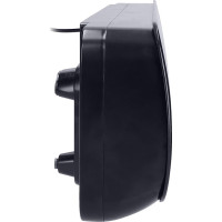 Solight nástěnné keramické topidlo, 2000W, černá