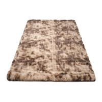 Plyšový koberec SILK Ombre - HNĚDÝ, 120x170 cm