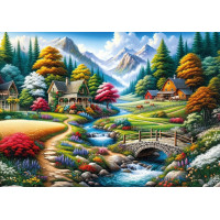 ART PUZZLE Puzzle Barevná pole 260 dílků