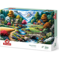 ART PUZZLE Puzzle Barevná pole 260 dílků