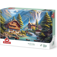 ART PUZZLE Puzzle Dřevěná vesnice 260 dílků