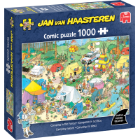 JUMBO Puzzle JvH Kempování v lese 1000 dílků