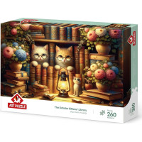 ART PUZZLE Puzzle Kočičí knihovna 260 dílků