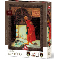 ART PUZZLE Puzzle s rámem a lepidlem 3v1 Cvičitel želv 1000 dílků