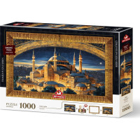 ART PUZZLE Puzzle s rámem a lepidlem 3v1 Hagia Sophia 1000 dílků