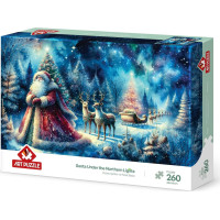 ART PUZZLE Puzzle Santa pod severní oblohou 260 dílků