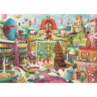 RAVENSBURGER Puzzle Sladká ulice 1000 dílků