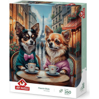 ART PUZZLE Puzzle Stylové tlapky 260 dílků