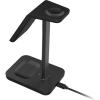 Solight stolní nabíječka 3v1, Qi2, MagSafe kompatibilní
