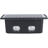 Solight LED solární nástěnné světlo, teplá a studená bílá, 15x10cm