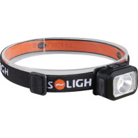 Solight LED čelová nabíjecí svítilna, 170lm, teplé+studené světlo, Li-Ion