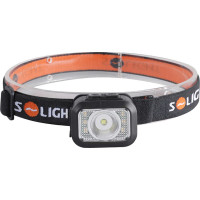 Solight LED čelová nabíjecí svítilna, 170lm, teplé+studené světlo, Li-Ion