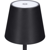 Solight LED nabíjecí lampička Lucca, 120lm, změna CCT, stmívání, černá