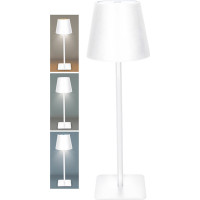 Solight LED nabíjecí lampička Lucca, 120lm, změna CCT, stmívání, bílá