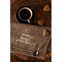 Sada kuchyňských ručníků 30x50 cm (3 kusy) - COFFEE