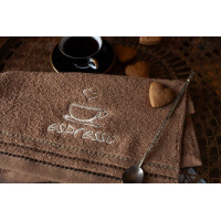 Sada kuchyňských ručníků 30x50 cm (3 kusy) - COFFEE