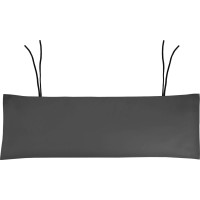 Závěsná houpací síť LUMO PREMIUM DUO prošívaná - 200x140 cm - šedá