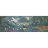 DJECO Panoramatické puzzle Óda na Měsíc 1000 dílků