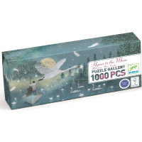 DJECO Panoramatické puzzle Óda na Měsíc 1000 dílků