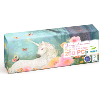 DJECO Panoramatické puzzle Pohádkový les 200 dílků