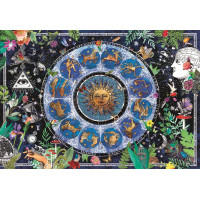 CLEMENTONI Puzzle Astrologická mapa 1000 dílků